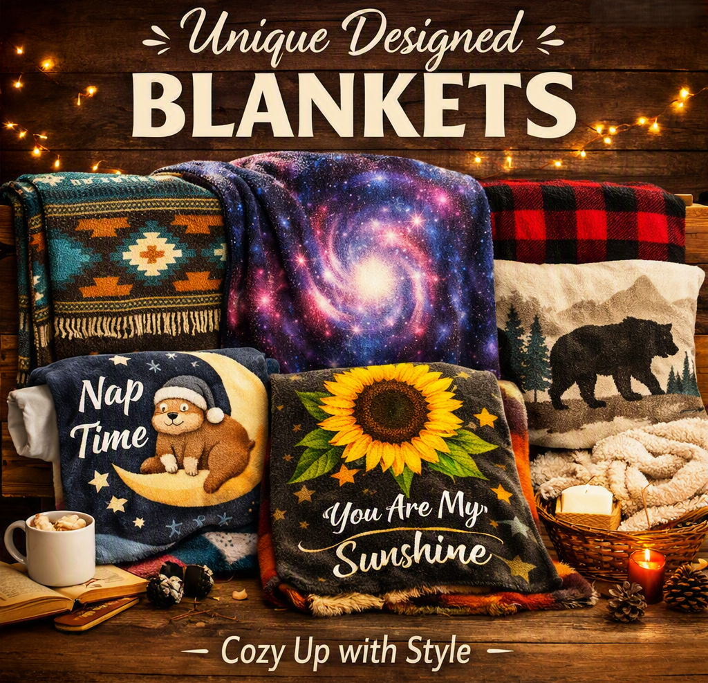 Cozy Up with Our Unique Novelty Blankets