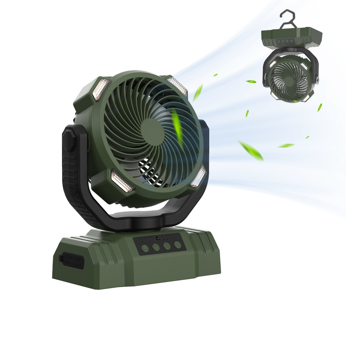 Outdoor Portable Power Bank Fan – Stay Cool & Connected Anywhere
