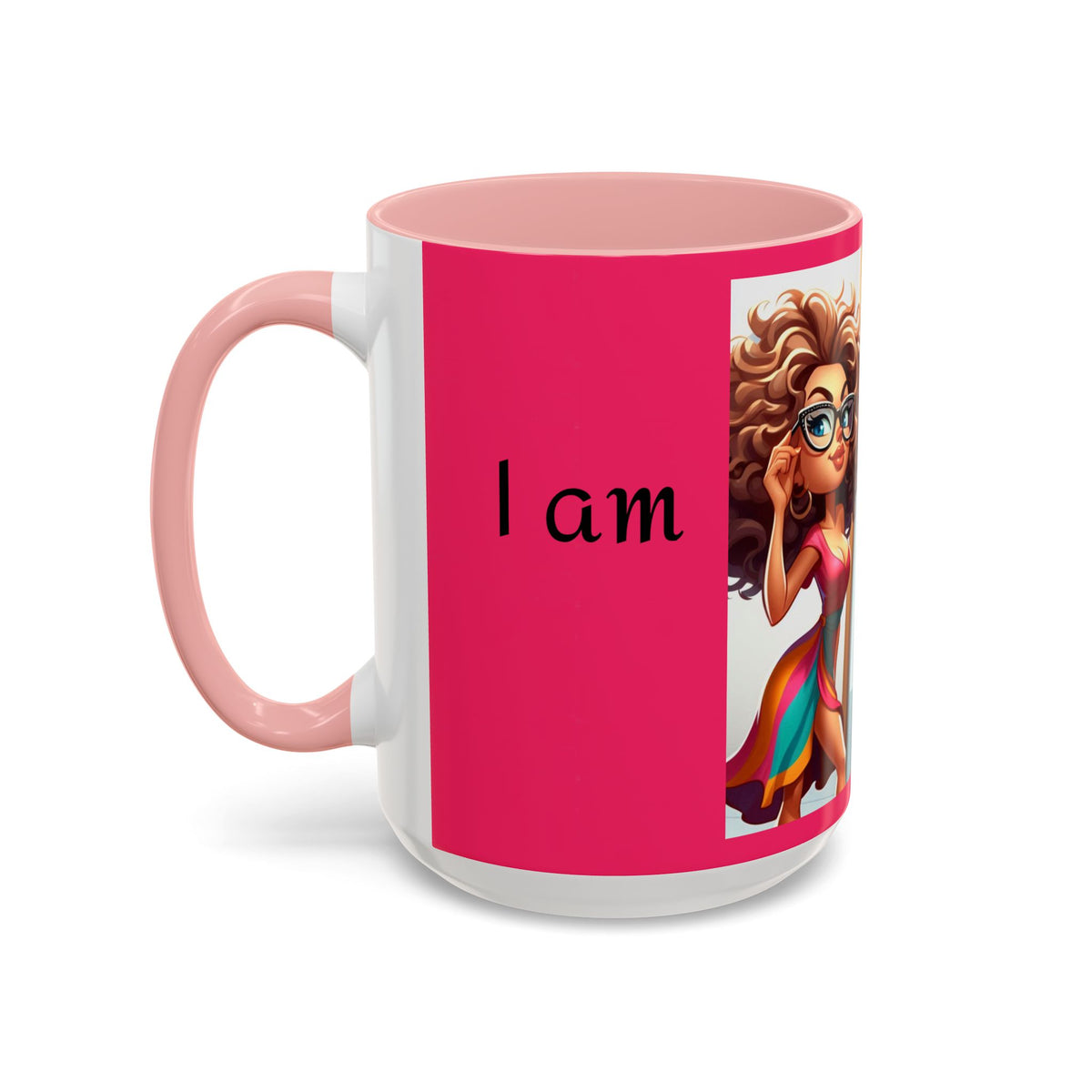 "I Am Beautiful" Accent Coffee Mug (11, 15oz) - OLM Store