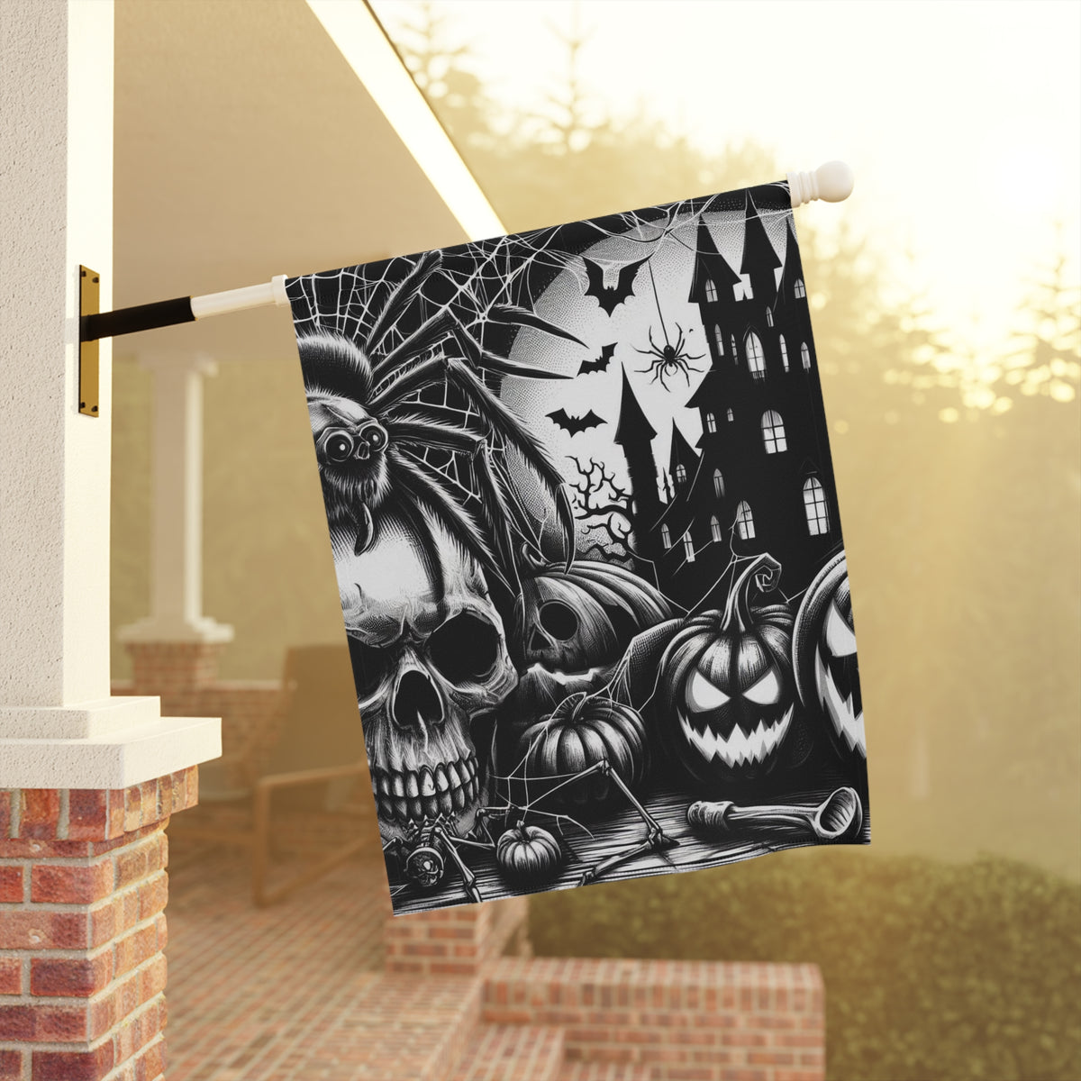 Halloween Garden Banner: Elevate Your Outdoor Space with Spooky Charm