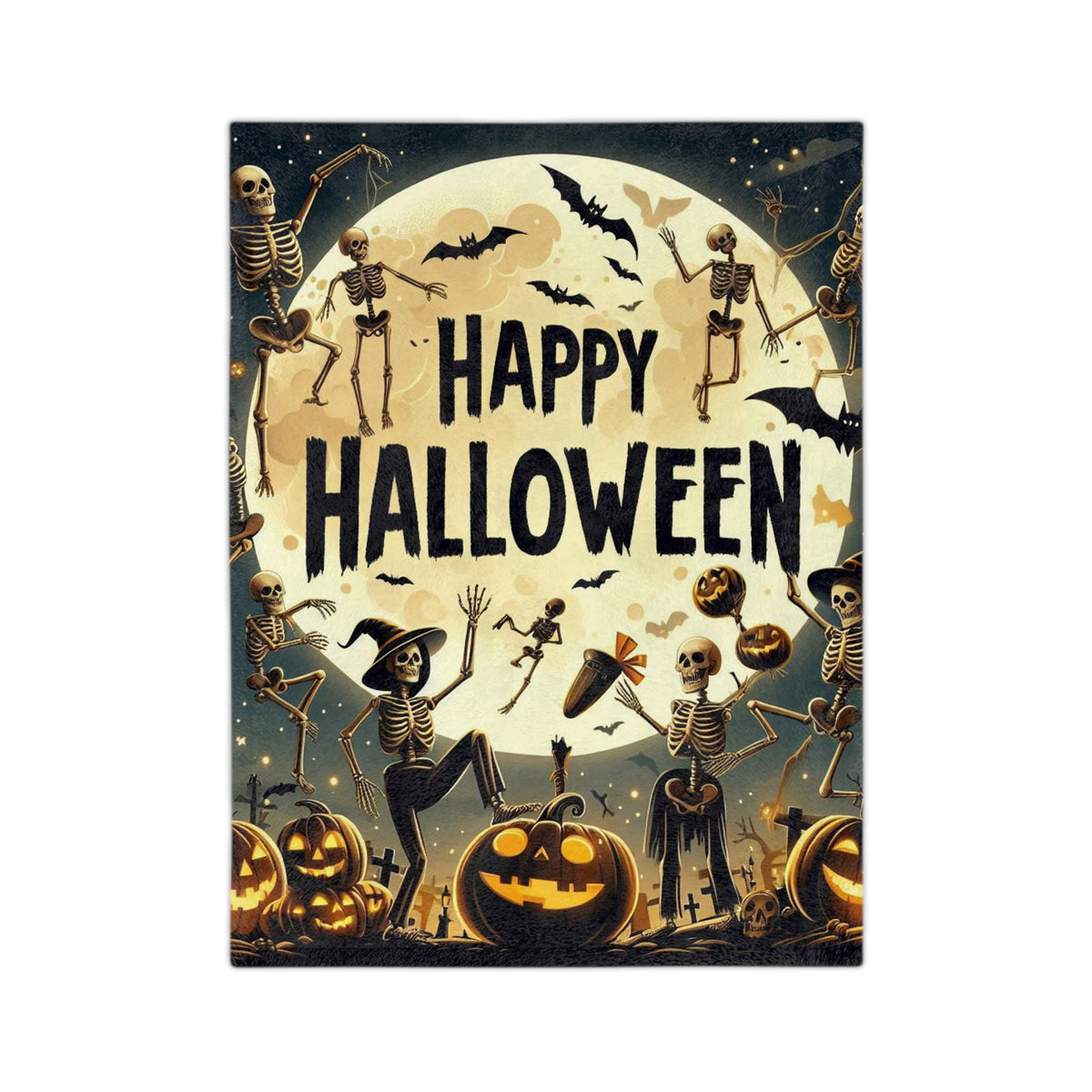 Spooky Comfort Halloween Blanket - Your Cozy Companion for Festive Nights
