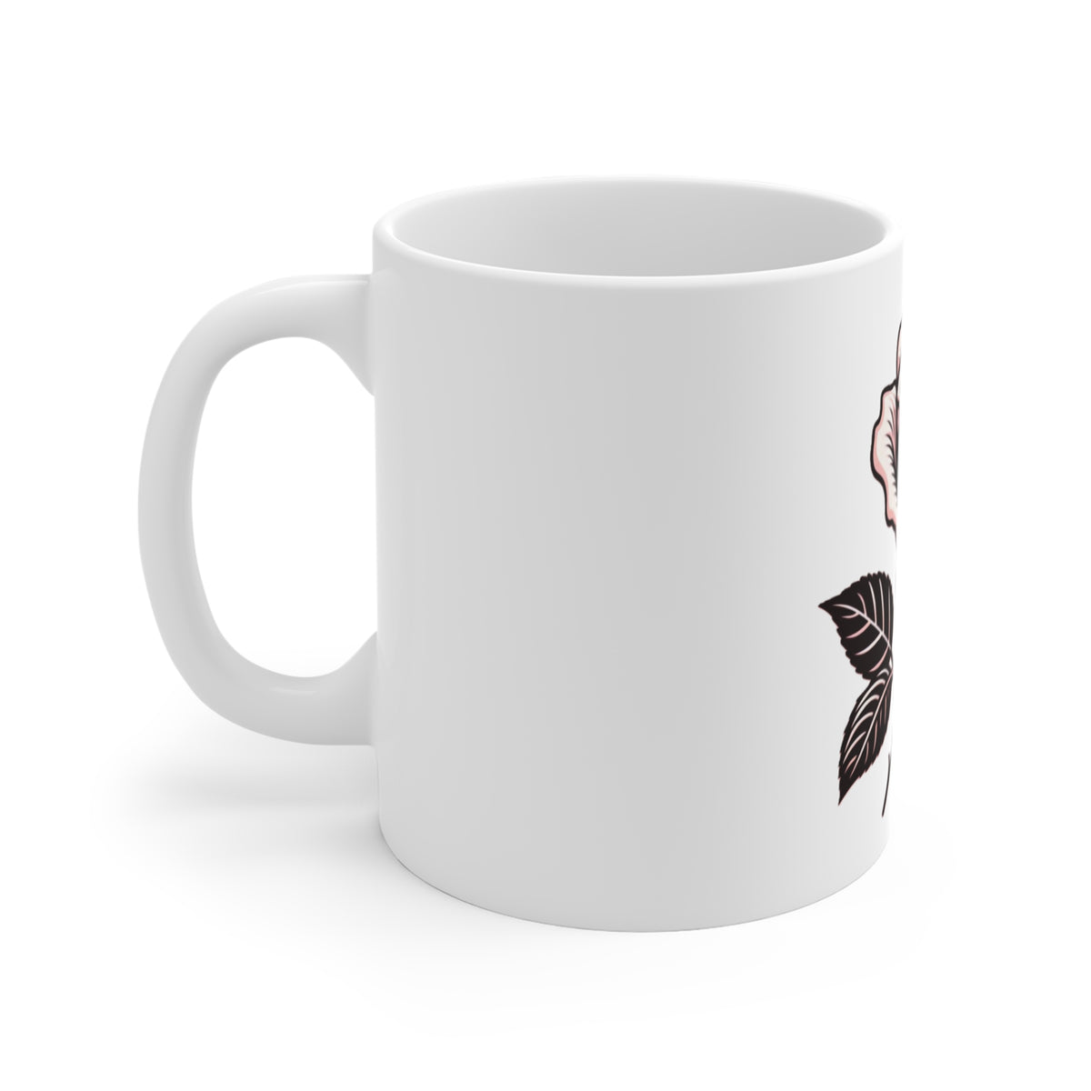 Pretty Rose Mug 11oz – Elevate Your Beverage Experience