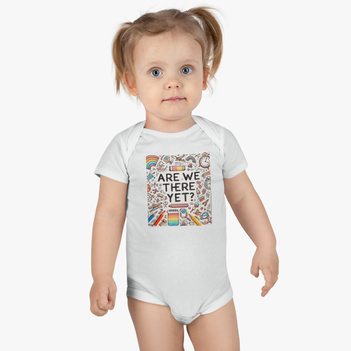 “Are We There Yet?” Baby Short Sleeve Onesie® - OLM Store