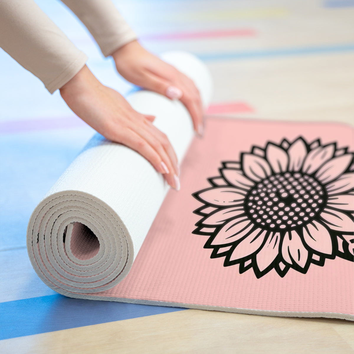 Foam Daisy Yoga Mat - OLM Store
