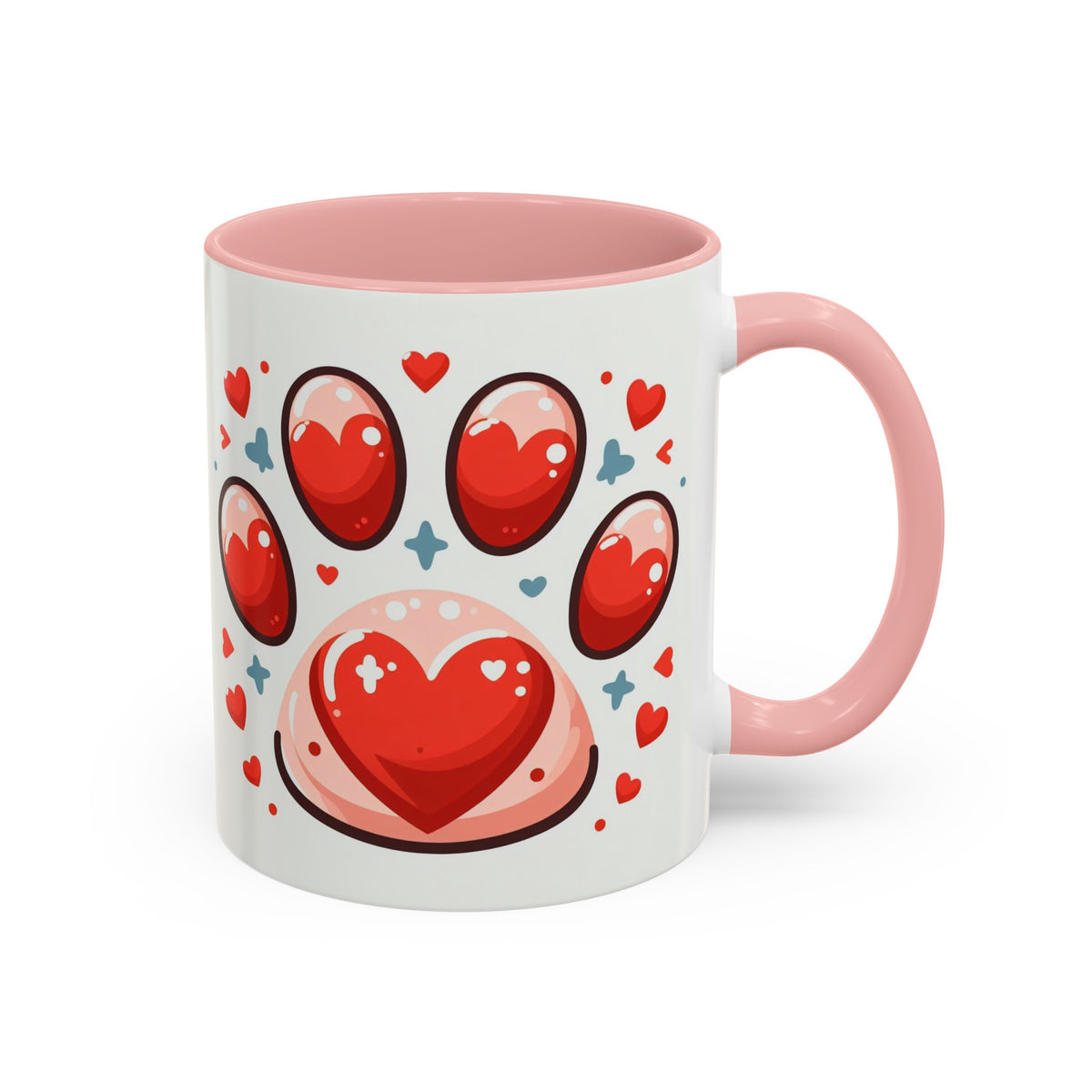 Dog Paw Coffee Accent Coffee Mug (11, 15oz) - OLM Store