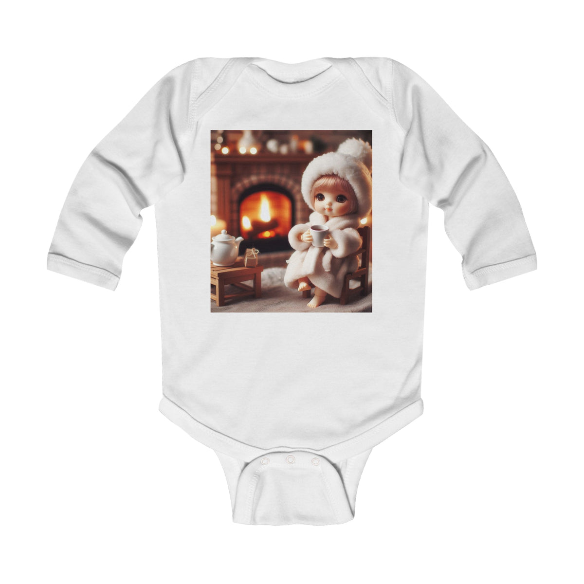 "Cozy Fire" Infant Long Sleeve Bodysuit - OLM Store