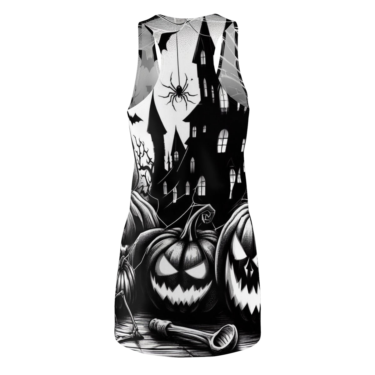Chic Women's Racerback Halloween Dress – Your Go-To for Effortless Style and Festive Fun