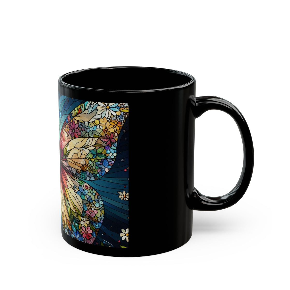 "Our Butterfly Mosaic" Black Mug (11oz, 15oz) - OLM Store