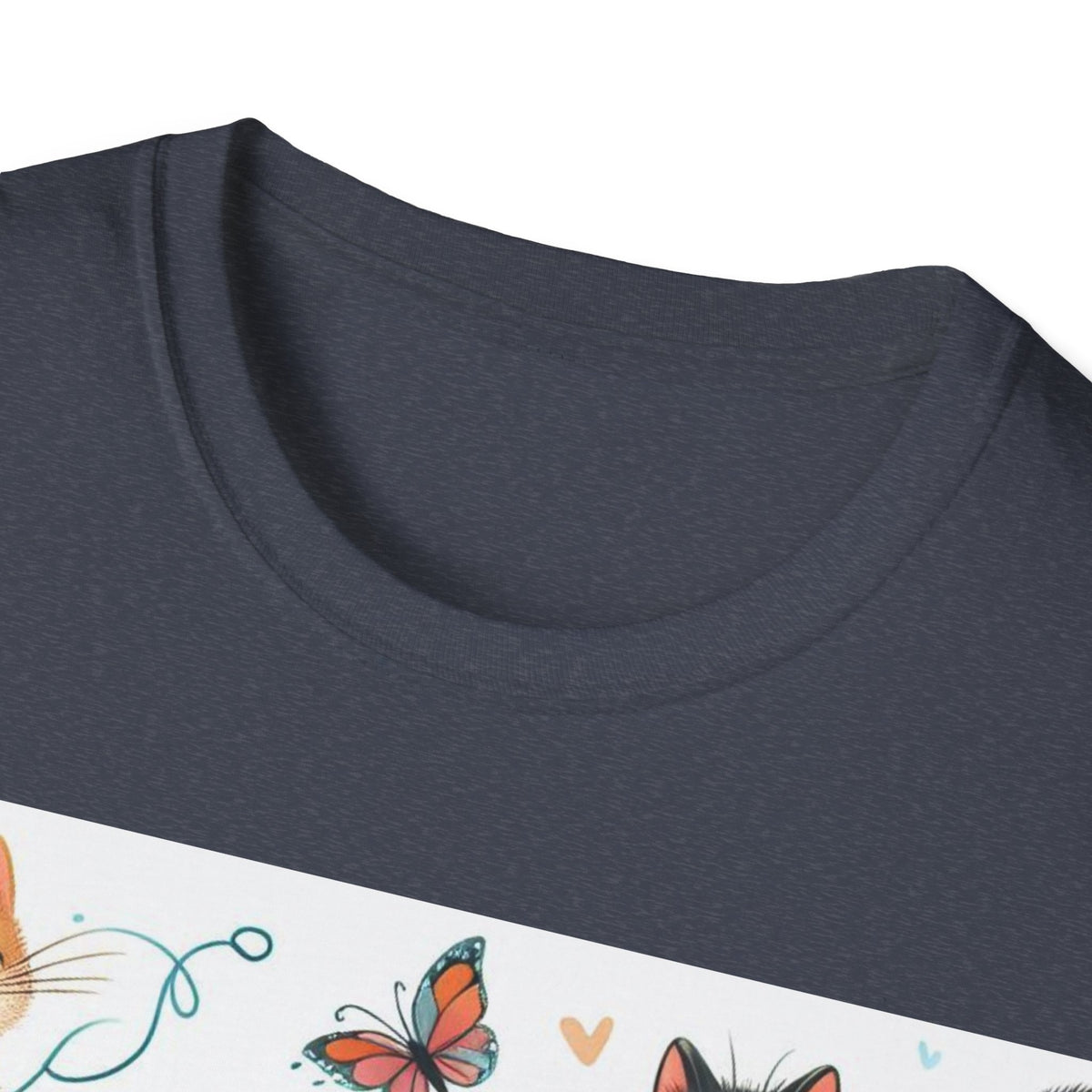 Purr-fect Comfort for Cat Lovers: Unisex Soft-Style T-Shirt - OLM Store