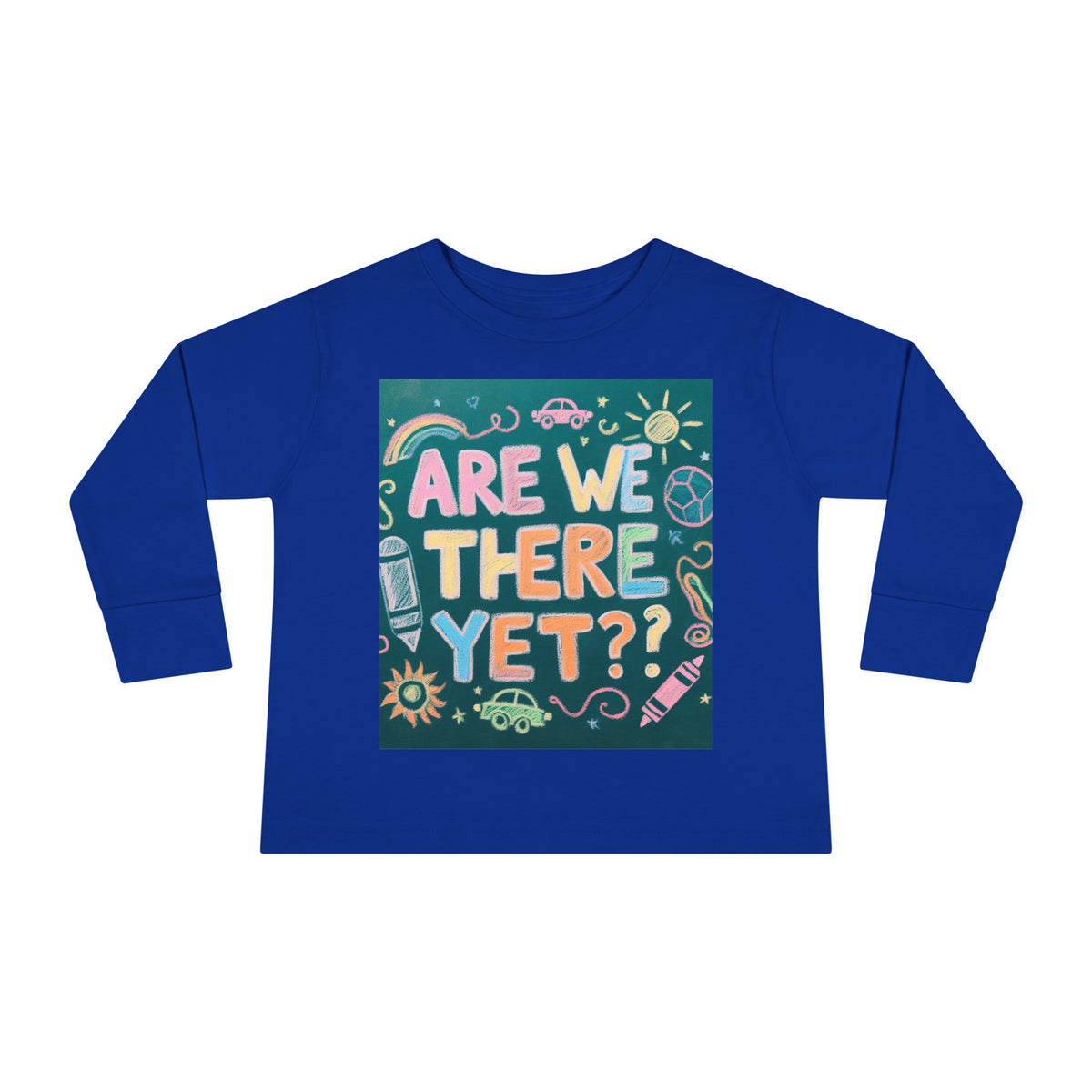 “Are We There Yet?” Toddler Long Sleeve Tee - OLM Store