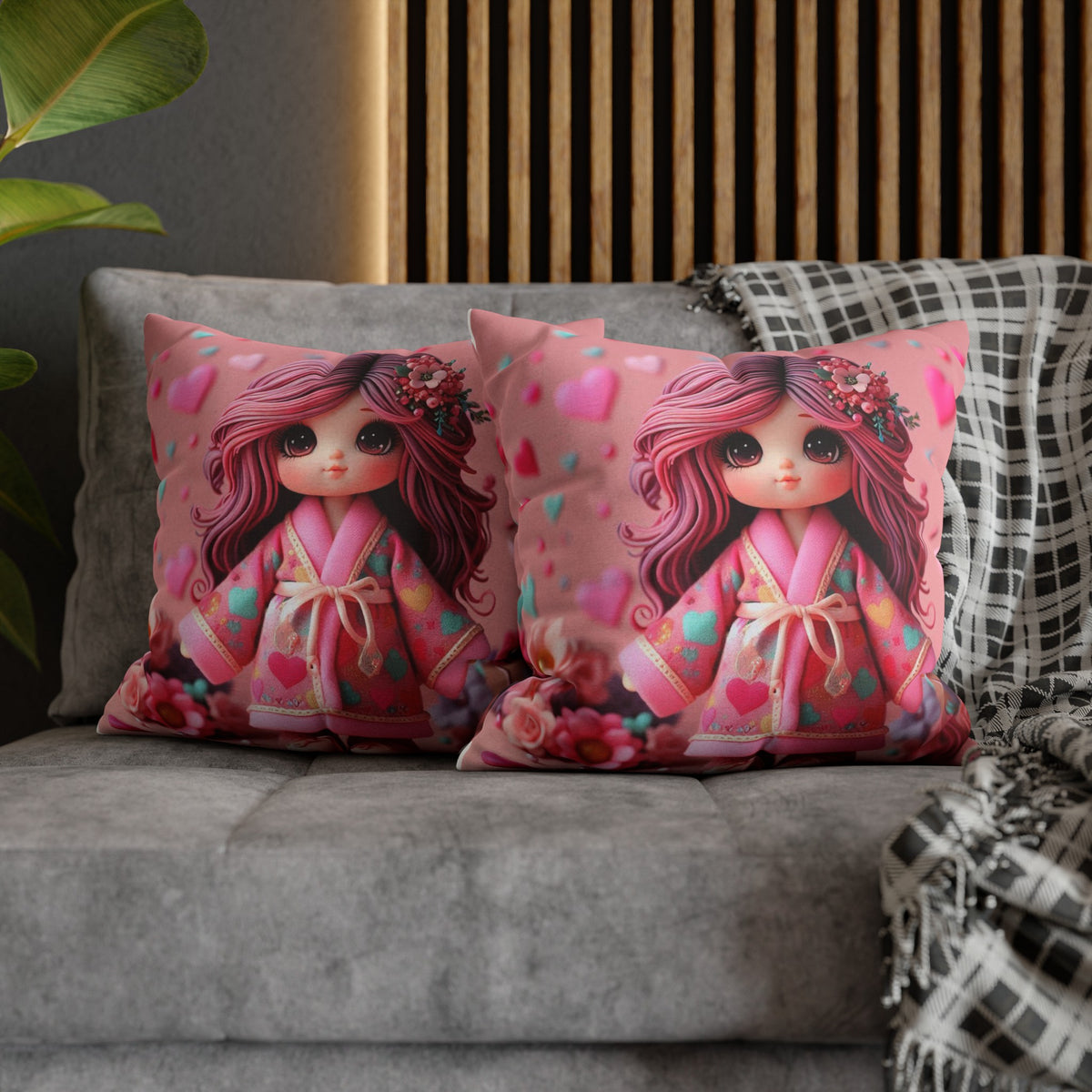 Spun Polyester Square Pillowcase - OLM Store