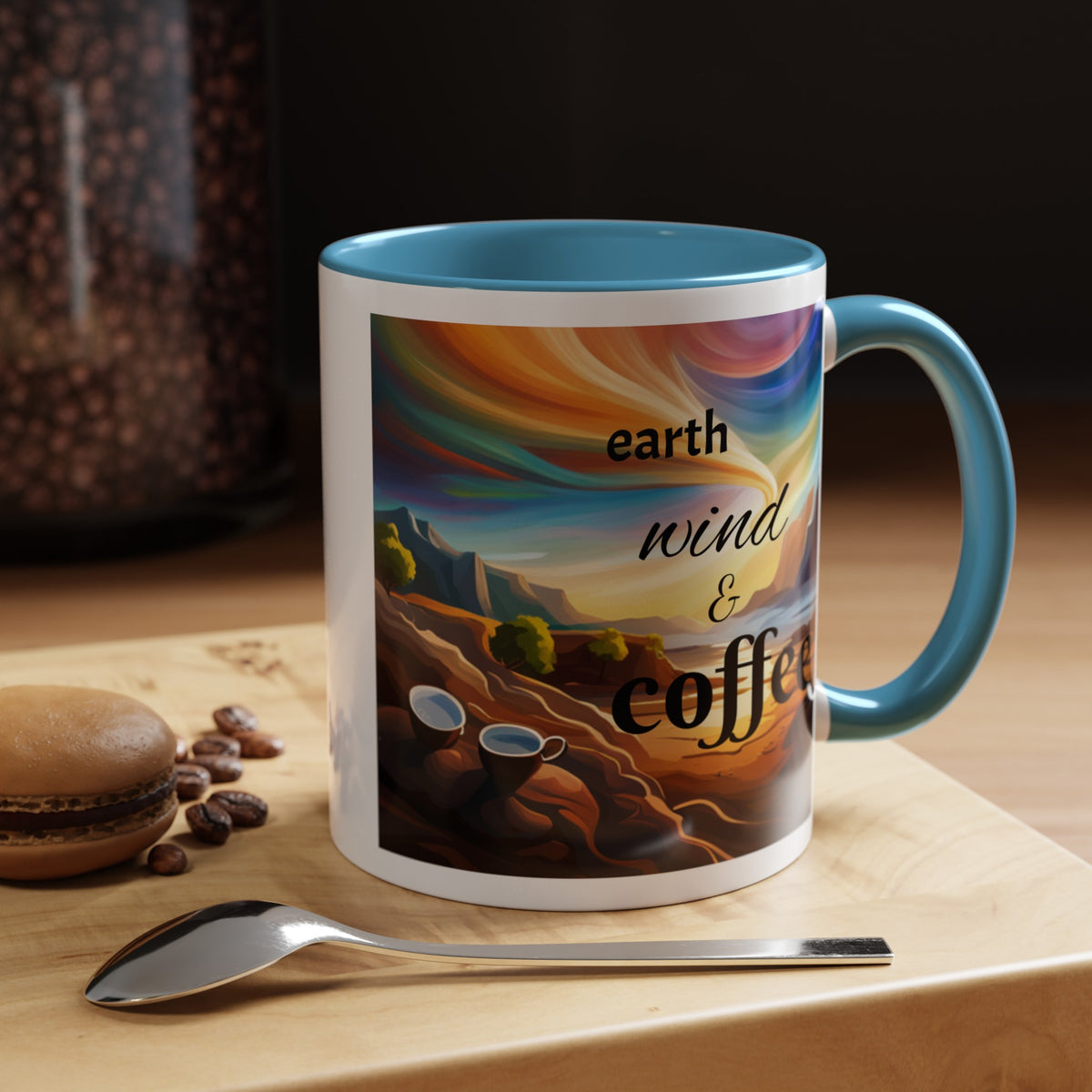 "Earth, Wind, and Fire" Accent Coffee Mug (11, 15oz) - OLM Store