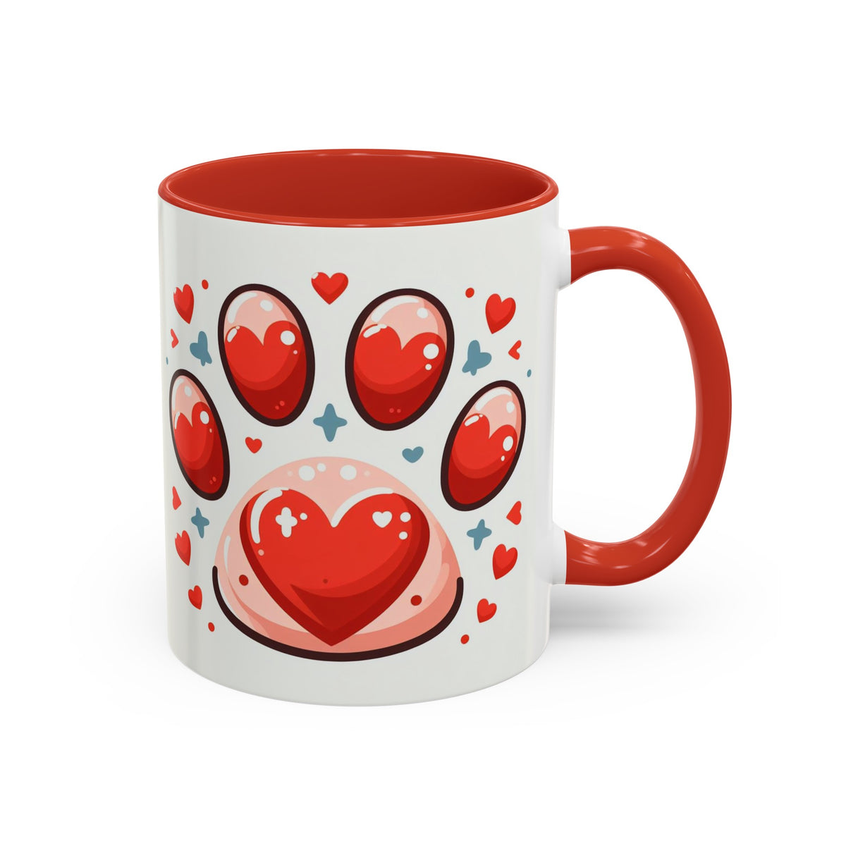 Dog Paw Coffee Accent Coffee Mug (11, 15oz) - OLM Store
