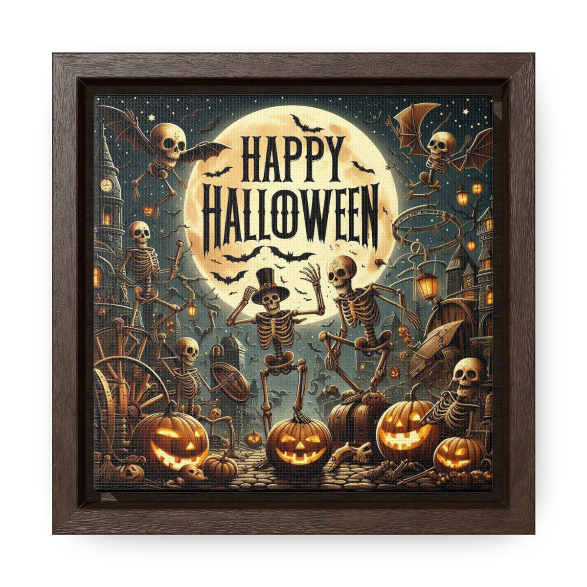Elevate Your Décor with Square Framed Gallery Canvas Wraps