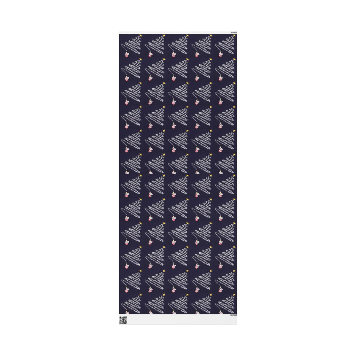 Celebratory Firework Christmas Tree Wrapping Paper for Enchanting Gifts