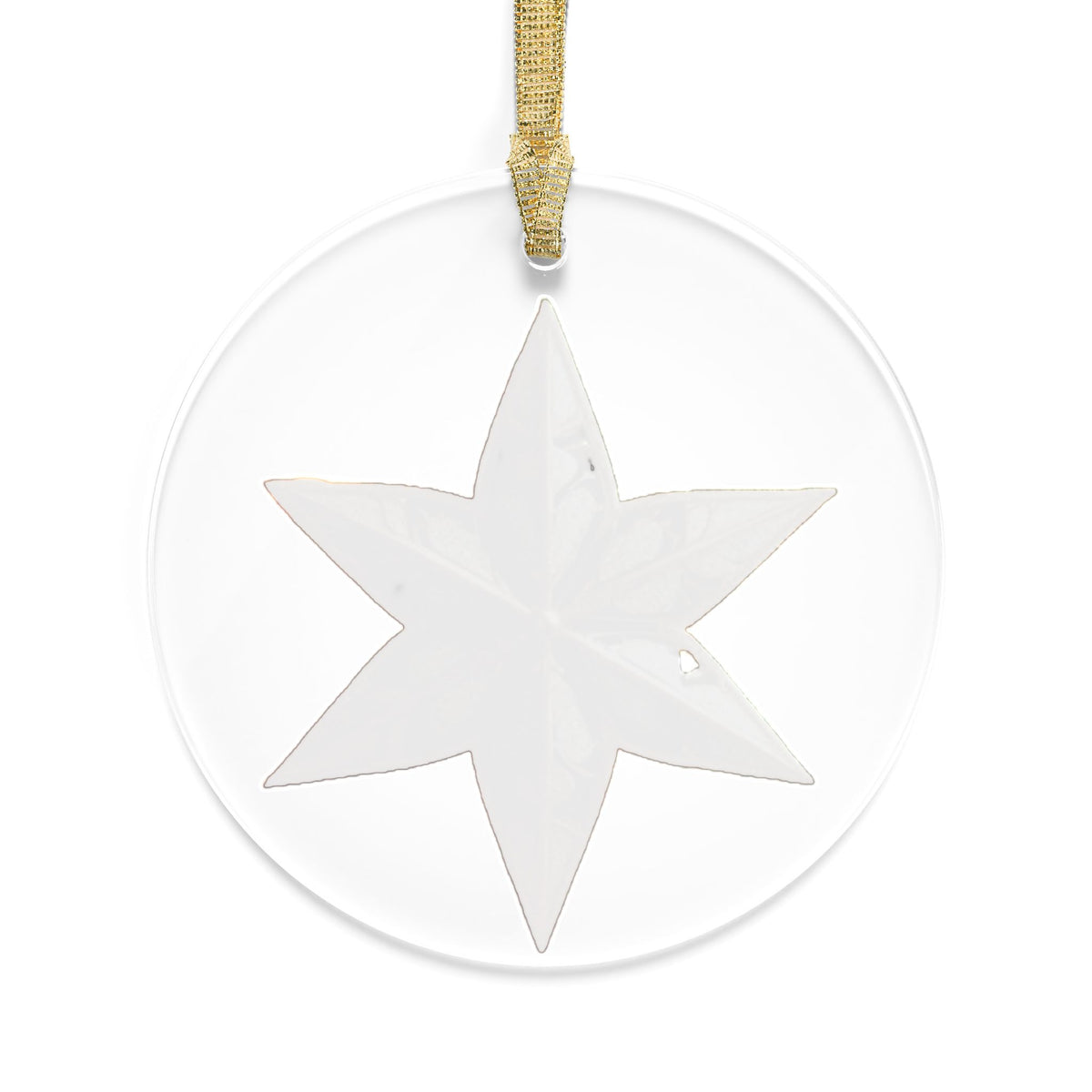 Elegant Polymer Acrylic Christmas Star Ornaments for Timeless Holiday Decor