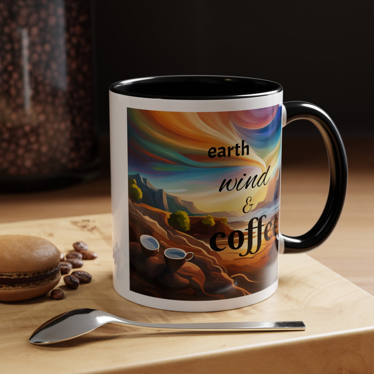 "Earth, Wind, and Fire" Accent Coffee Mug (11, 15oz) - OLM Store