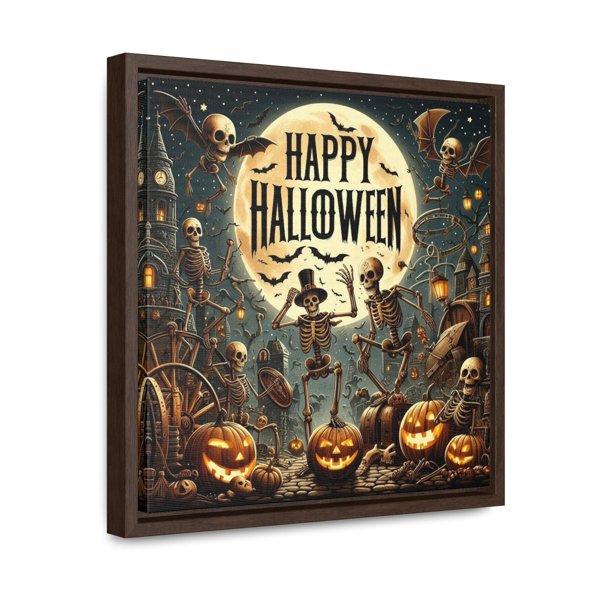 Elevate Your Décor with Square Framed Gallery Canvas Wraps