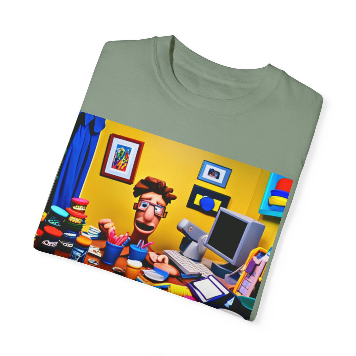 Unisex "Coffee: Because Adulting is Too Hard" Garment-Dyed T-shirt - OLM Store