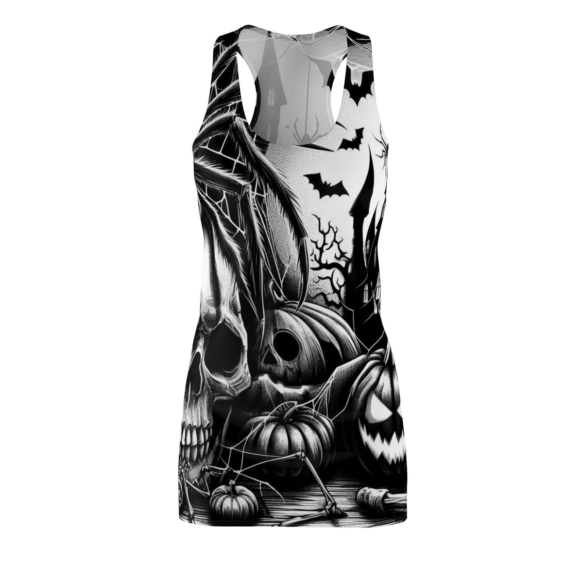 Chic Women's Racerback Halloween Dress – Your Go-To for Effortless Style and Festive Fun