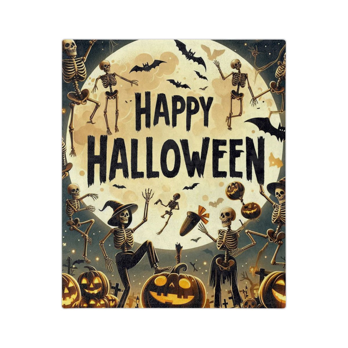 Spooky Comfort Halloween Blanket - Your Cozy Companion for Festive Nights