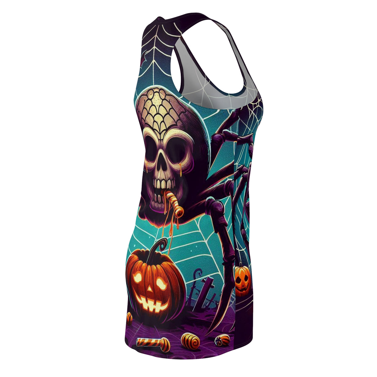 Halloween Racerback Dress for Women – Embrace Your Spooky Style This Season
