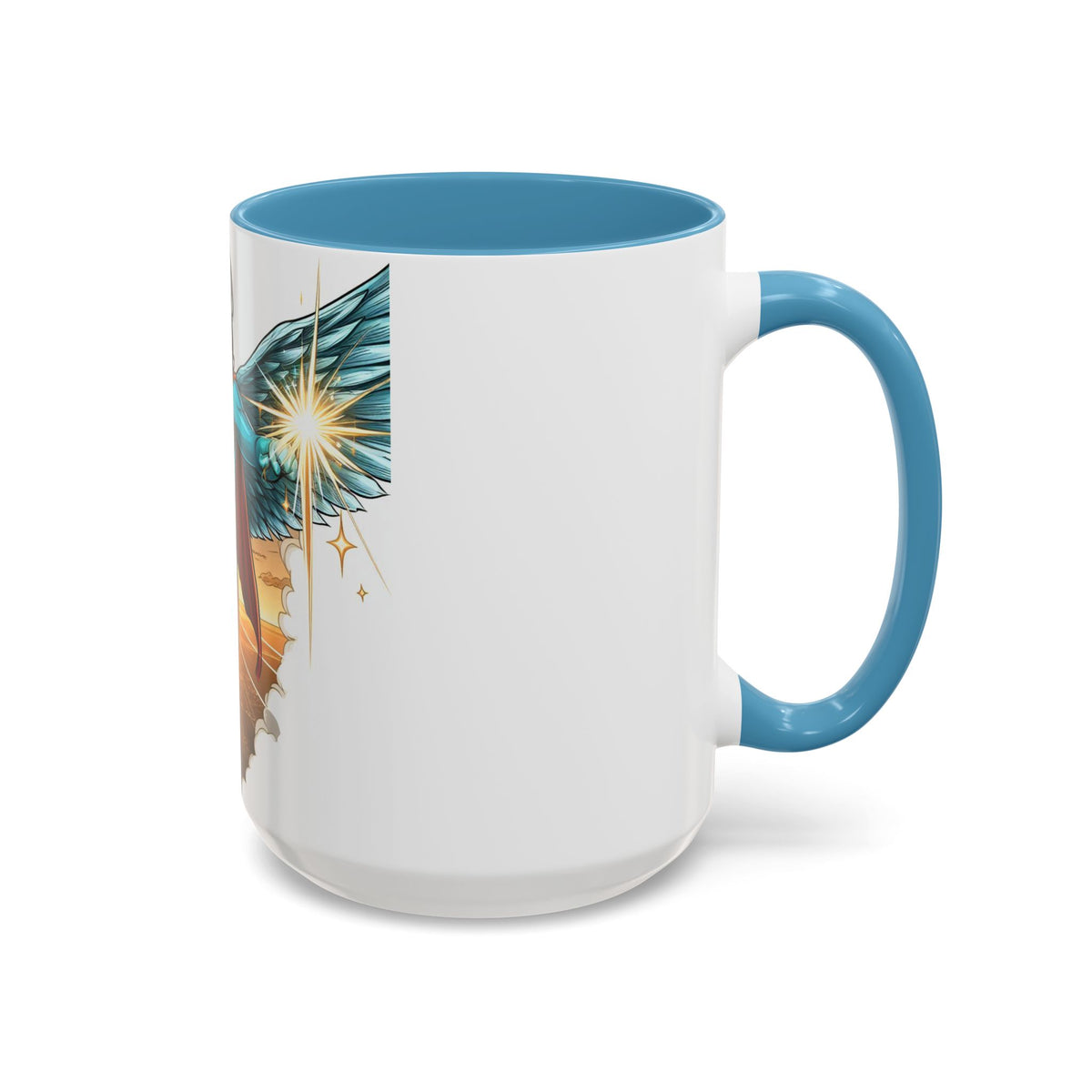 Empower Your Morning with the Aquila Diamond Superhero Mug