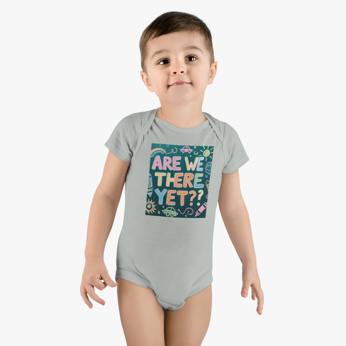 “Are We There Yet?” Baby Short Sleeve Onesie® - OLM Store