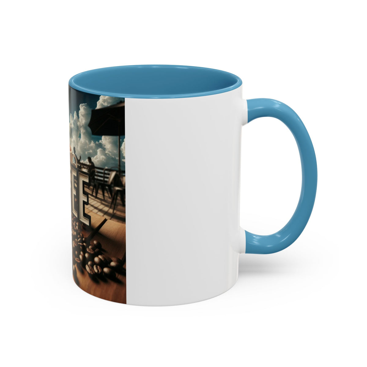 Coffee Beans Accent Coffee Mug (11, 15oz) - OLM Store