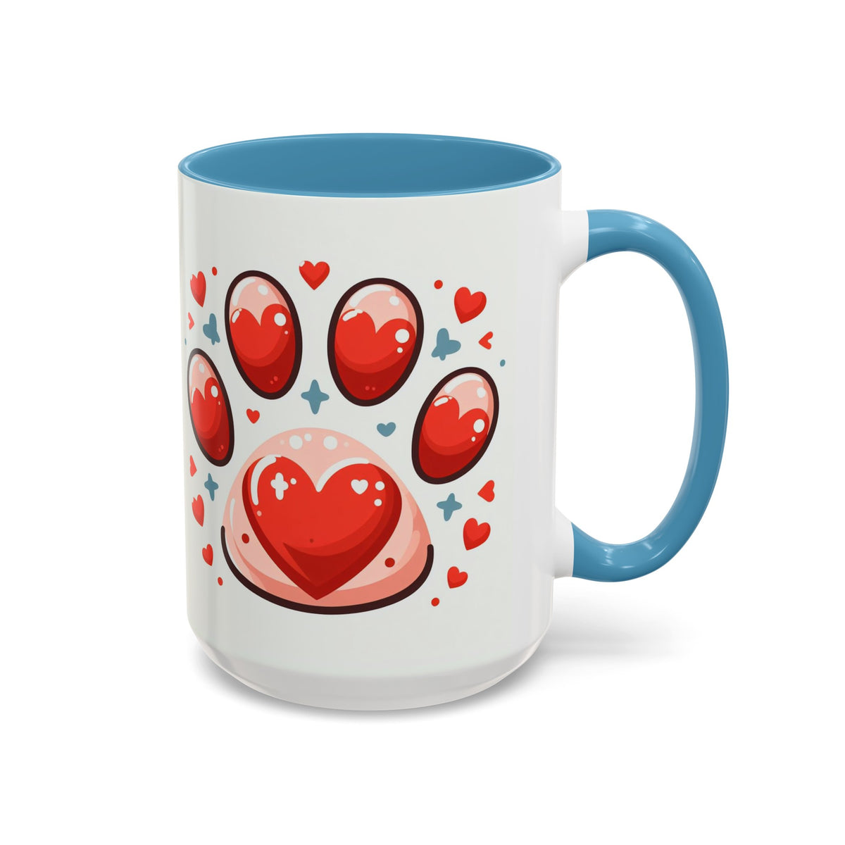 Dog Paw Coffee Accent Coffee Mug (11, 15oz) - OLM Store