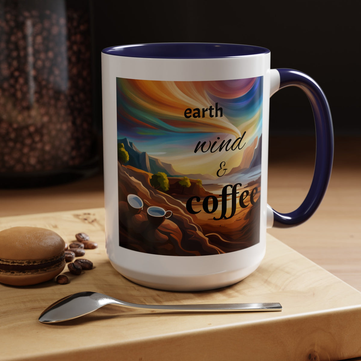 "Earth, Wind, and Fire" Accent Coffee Mug (11, 15oz) - OLM Store