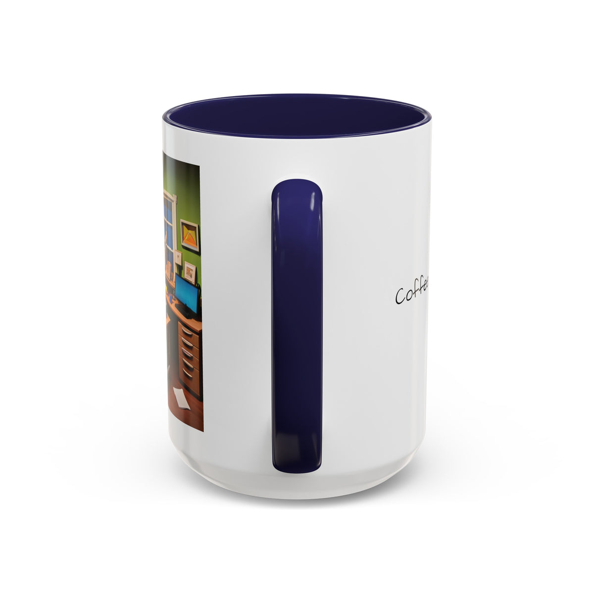 “Coffee: Because Adulting is Hard" Accent Coffee Mug (11, 15oz) - OLM Store