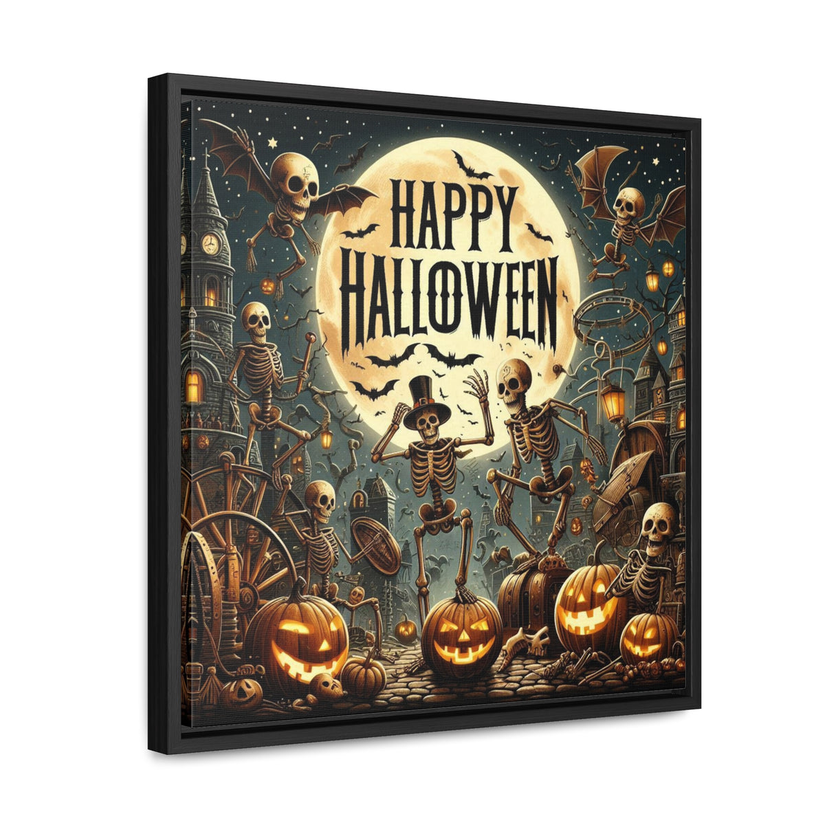 Elevate Your Décor with Square Framed Gallery Canvas Wraps