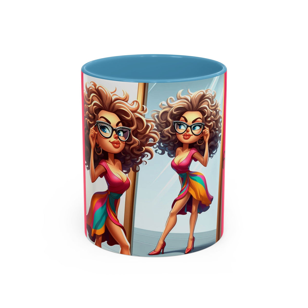 "I Am Beautiful" Accent Coffee Mug (11, 15oz) - OLM Store