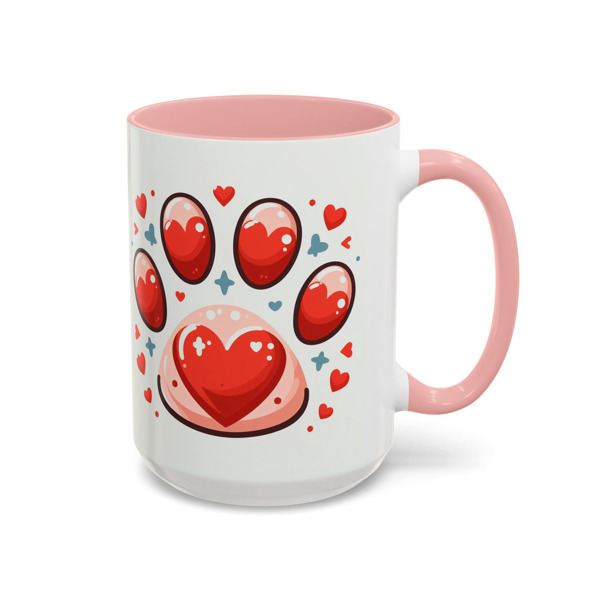 Dog Paw Coffee Accent Coffee Mug (11, 15oz) - OLM Store