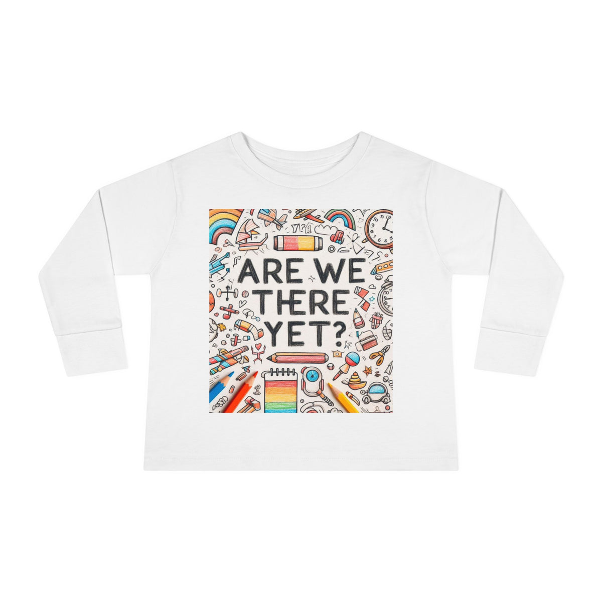 “Are We There Yet?” Toddler Long Sleeve Tee - OLM Store
