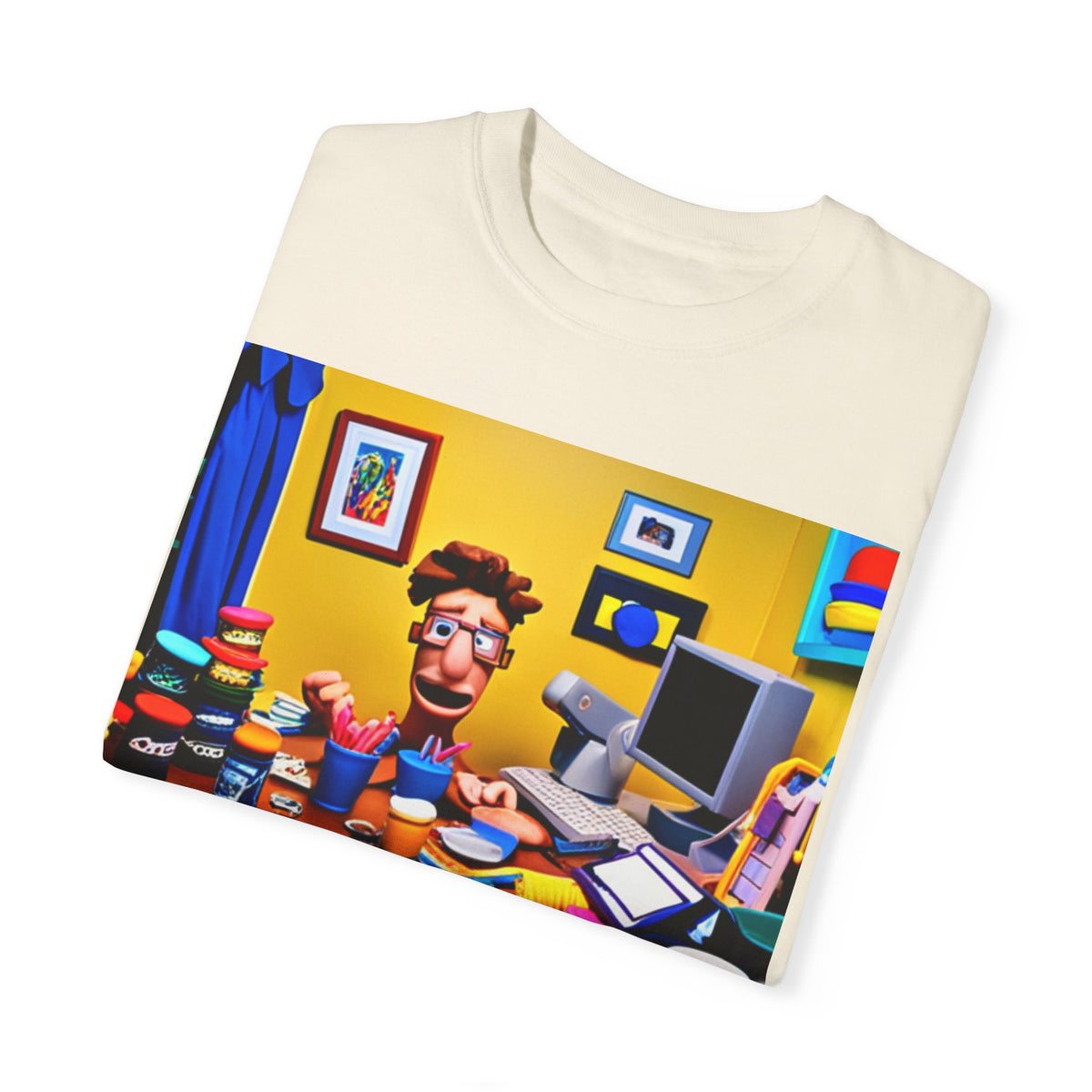 Unisex "Coffee: Because Adulting is Too Hard" Garment-Dyed T-shirt - OLM Store
