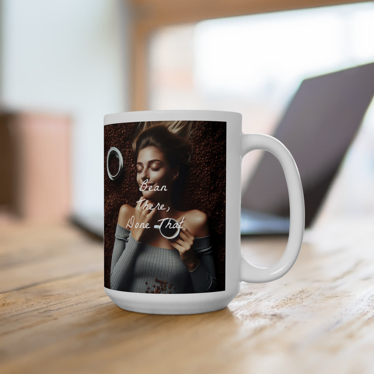"Bean There Done That" Ceramic Mug, (11oz, 15oz) - OLM Store