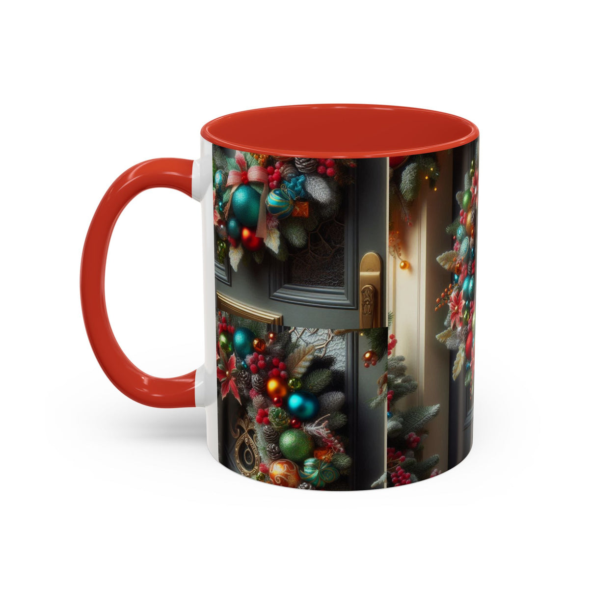 Christmas Wreath Coffee Mug – Sip the Holiday Spirit in Style!