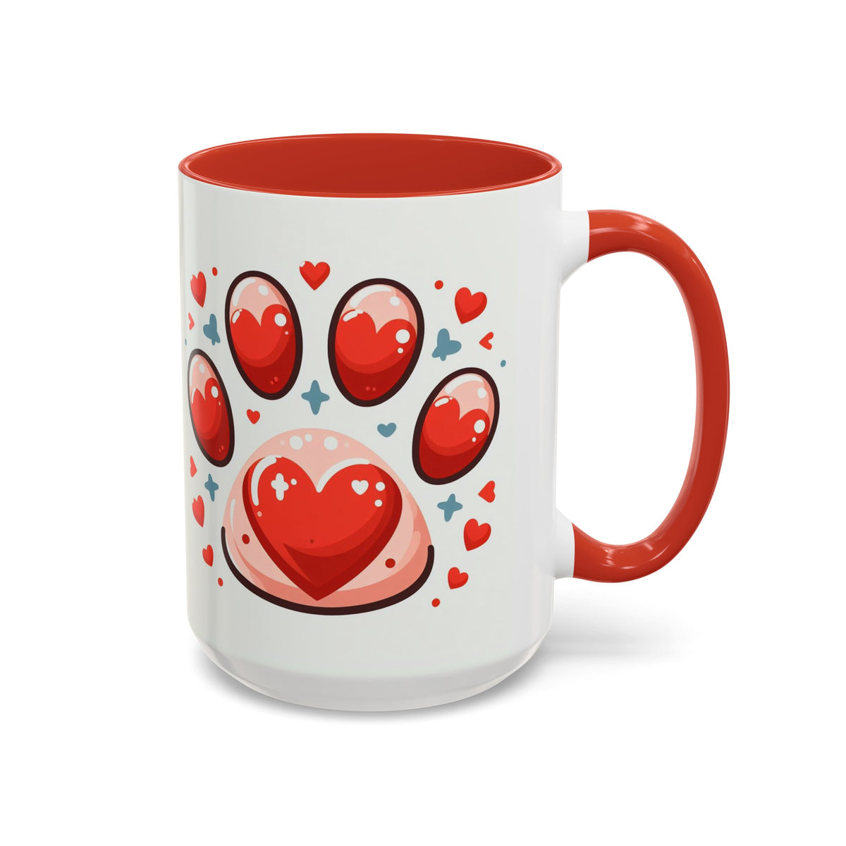 Dog Paw Coffee Accent Coffee Mug (11, 15oz) - OLM Store