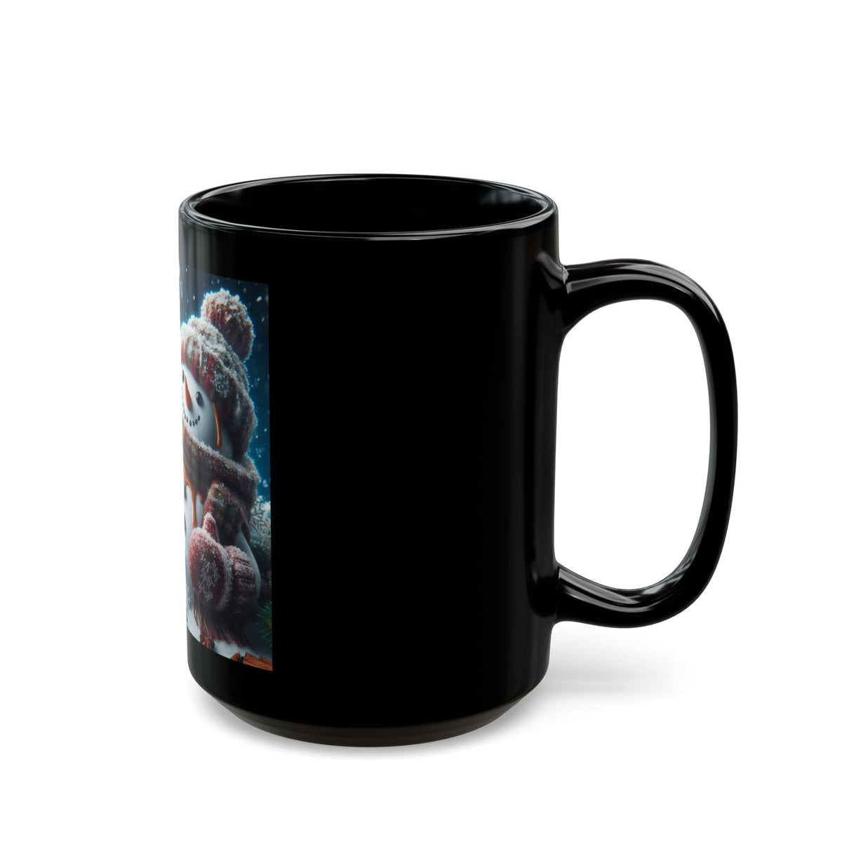 Snowman Black Mug: Your New Favorite Holiday Companion