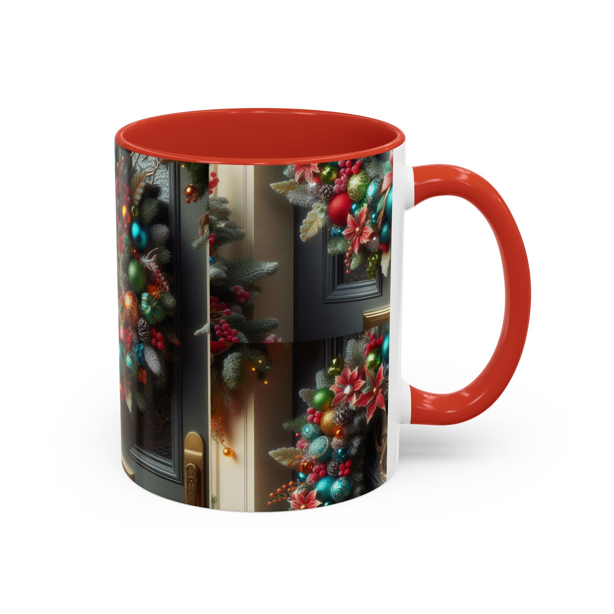 Christmas Wreath Coffee Mug – Sip the Holiday Spirit in Style!