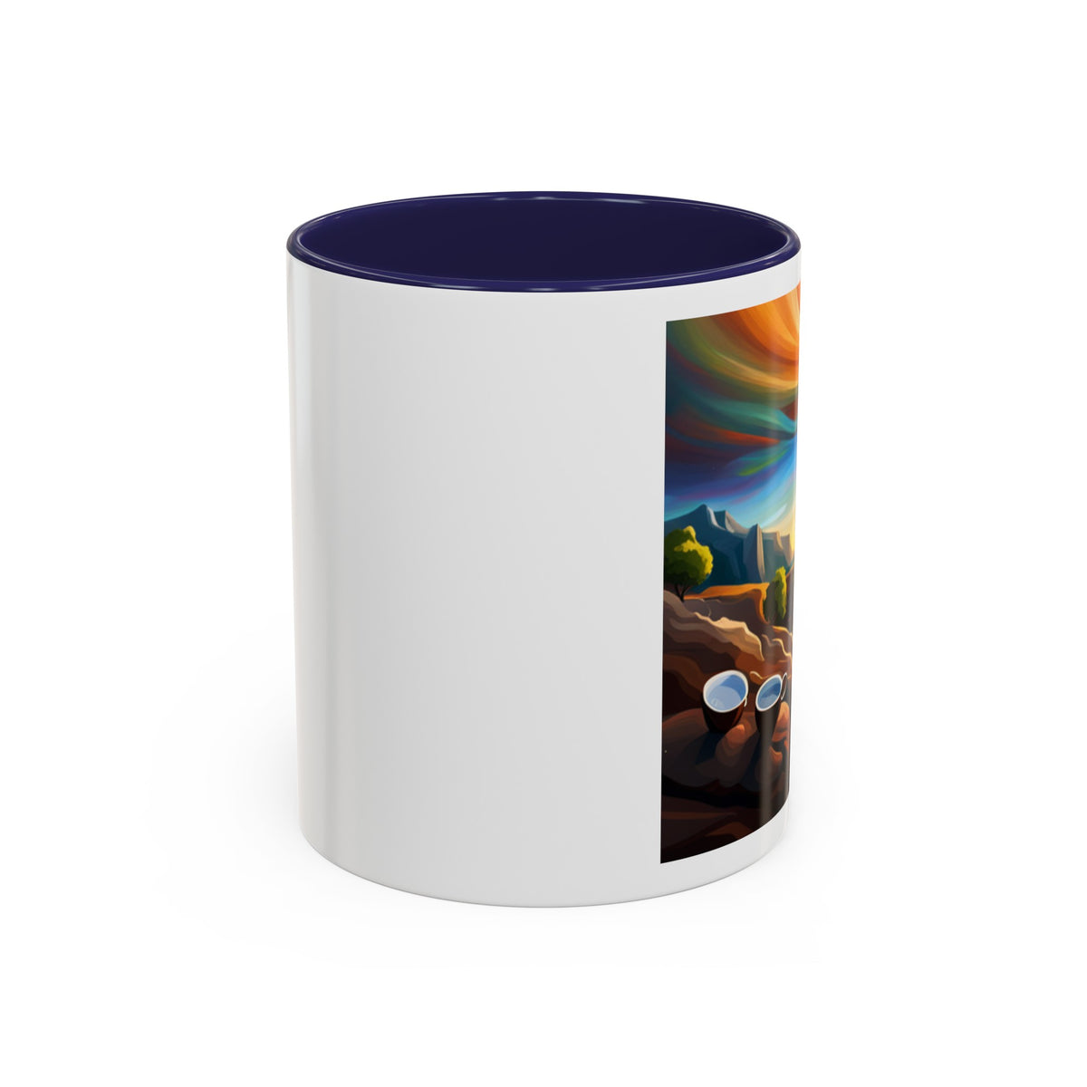 "Earth, Wind, and Fire" Accent Coffee Mug (11, 15oz) - OLM Store