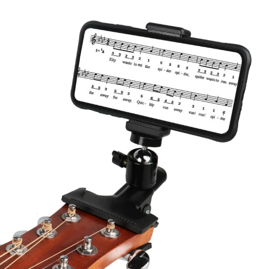 Elevate Your Performance with the Phone Guitar Clip Stand