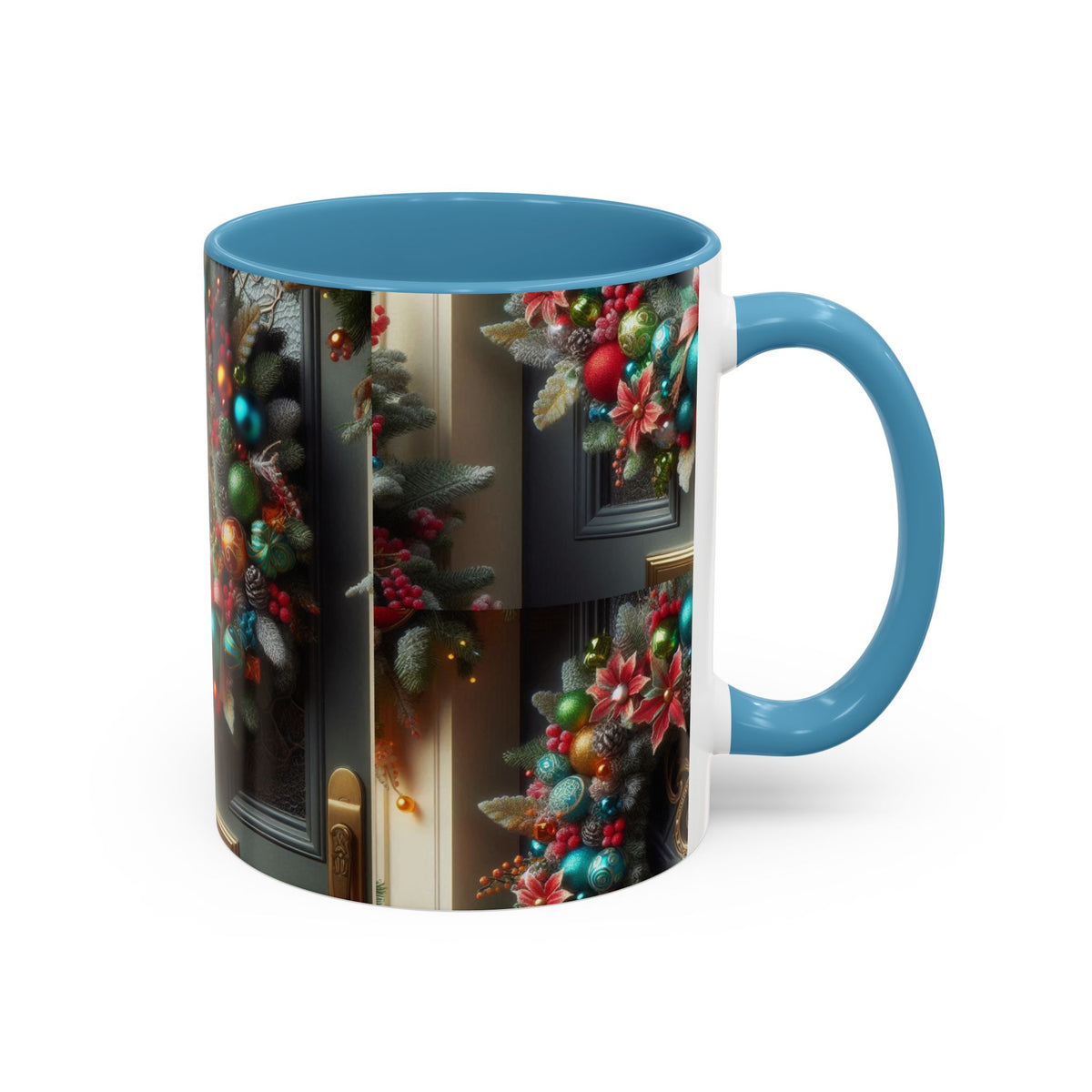 Christmas Wreath Coffee Mug – Sip the Holiday Spirit in Style!