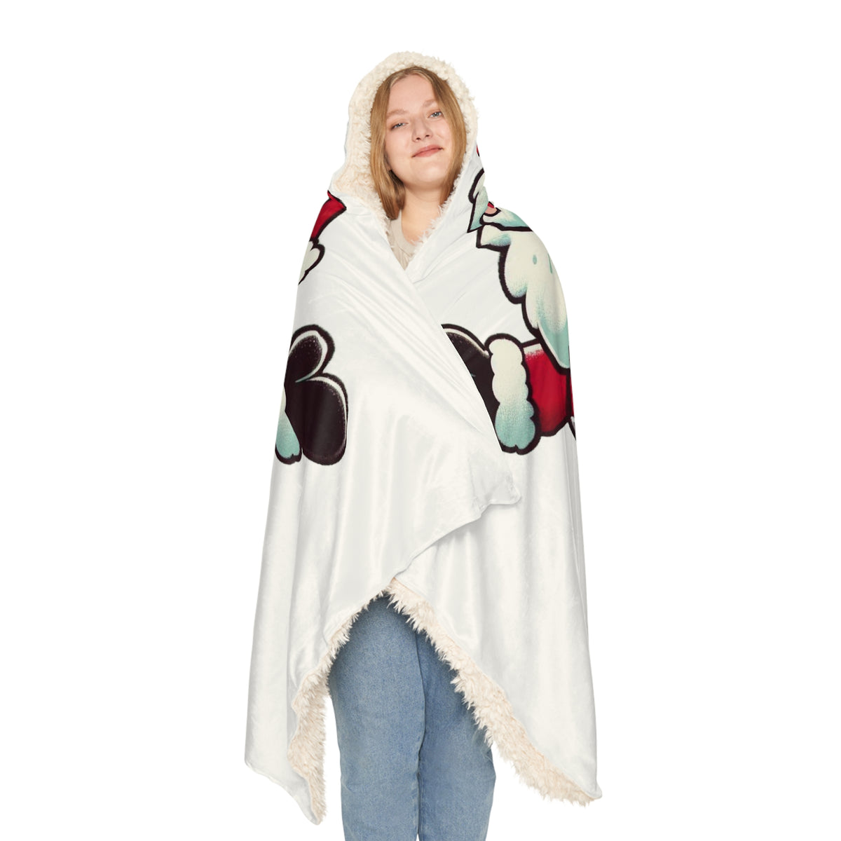 Experience Cozy Joy with Our Santa Hooded Blanket
