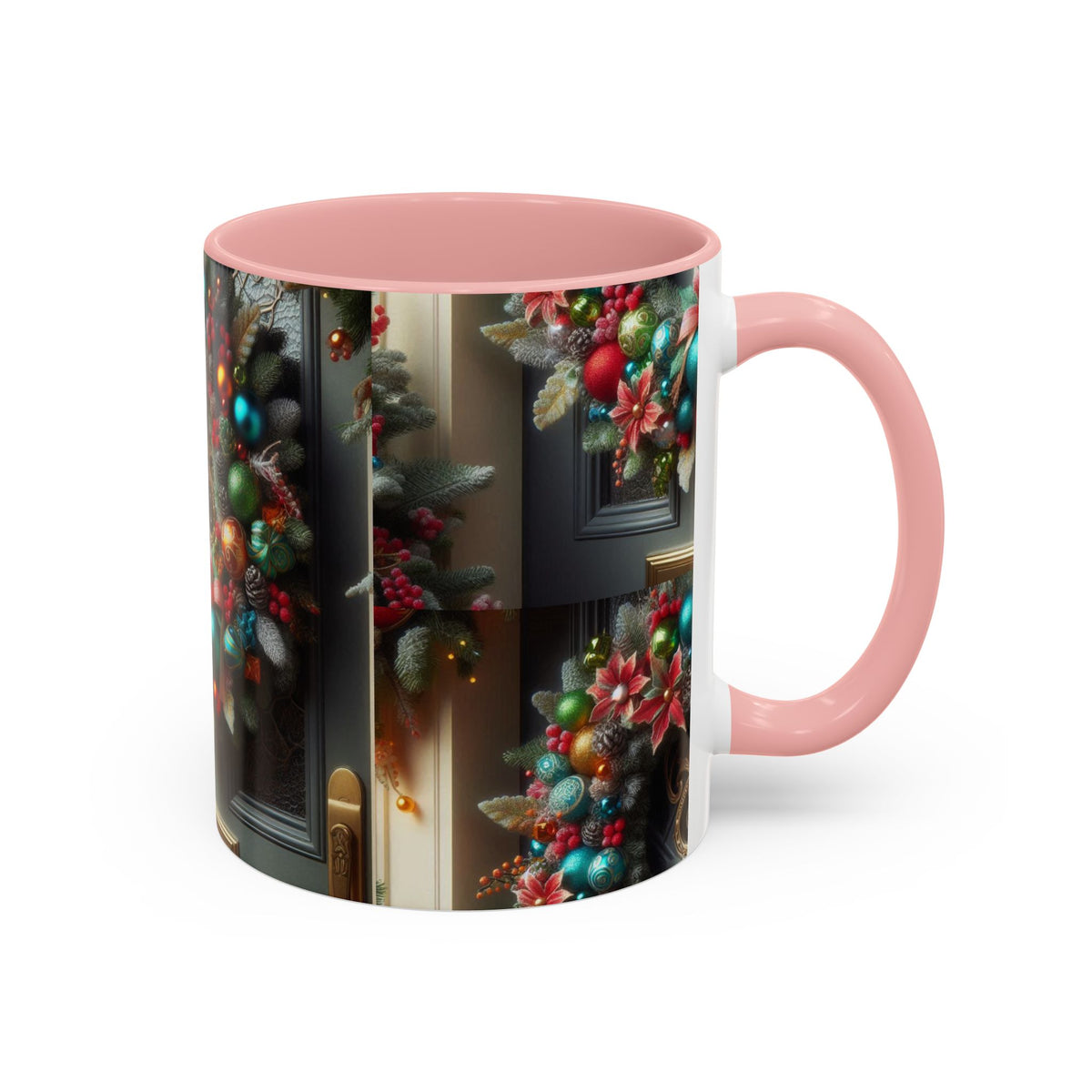 Christmas Wreath Coffee Mug – Sip the Holiday Spirit in Style!