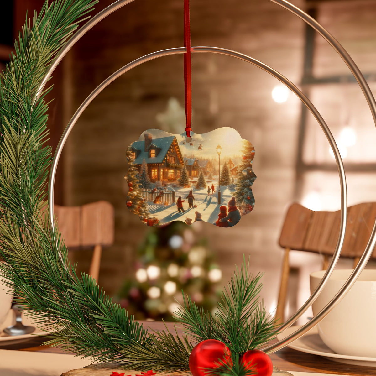 Elegant Aluminum Ornaments for a Festive Touch