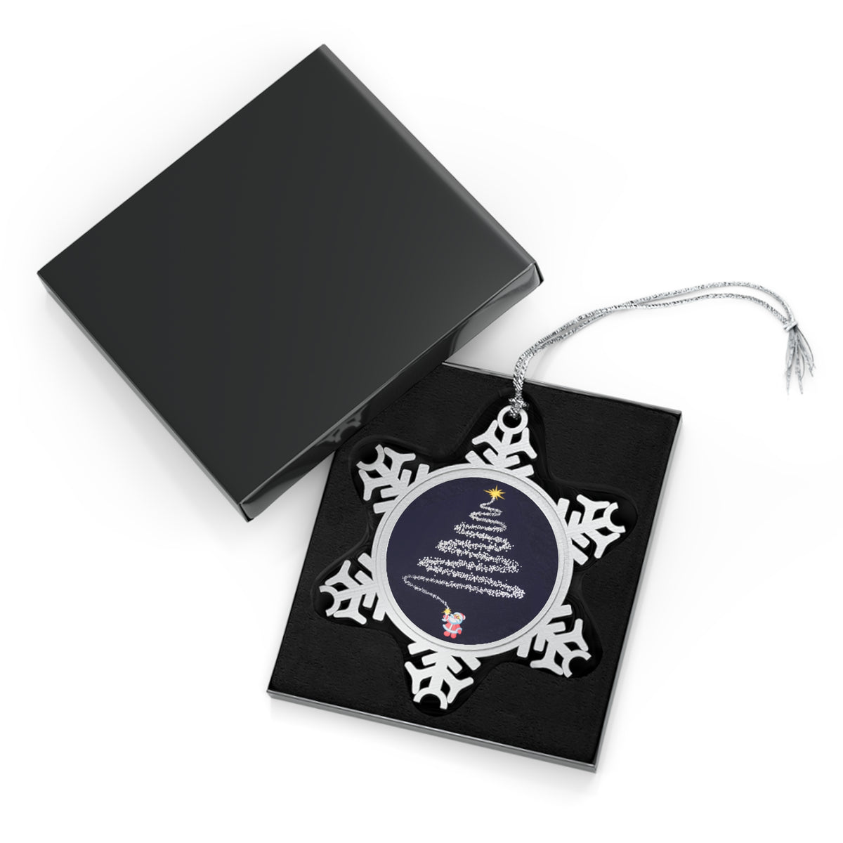 Elegant Pewter Snowflake Ornament – Elevate Your Holiday Decor