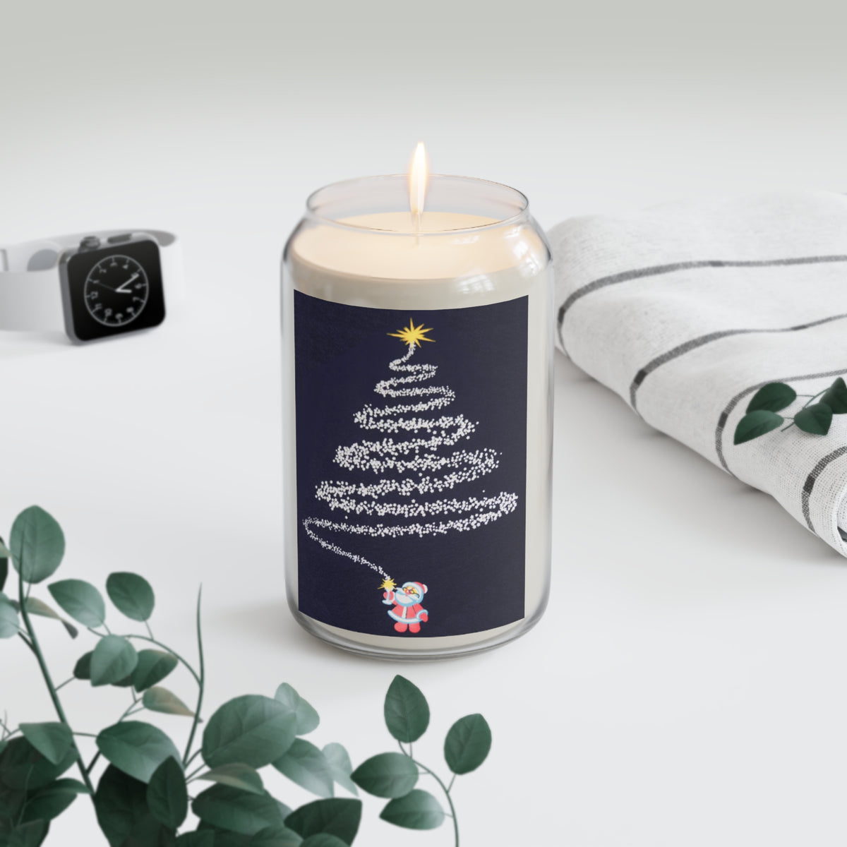 Transform Your Space With Our Fireworks Christmas Tree Scented Candle